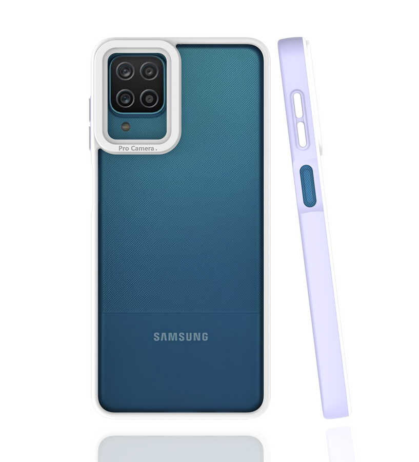 Galaxy A12 Kılıf NXXA Mima Kapak-Lila