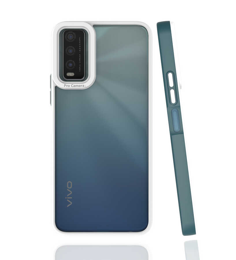 Vivo Y20 Kılıf NXXA Mima Kapak-Koyu Yeşil