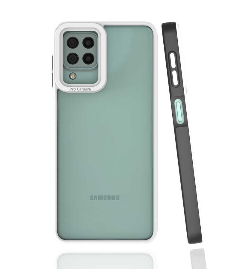 Galaxy A22 4G Kılıf NXXA Mima Kapak-Siyah