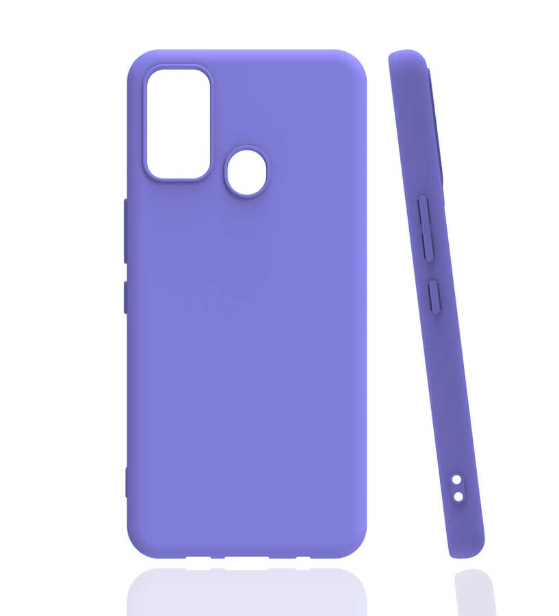 Tecno Spark 7T Kılıf NXXA Biye Silikon-Lila