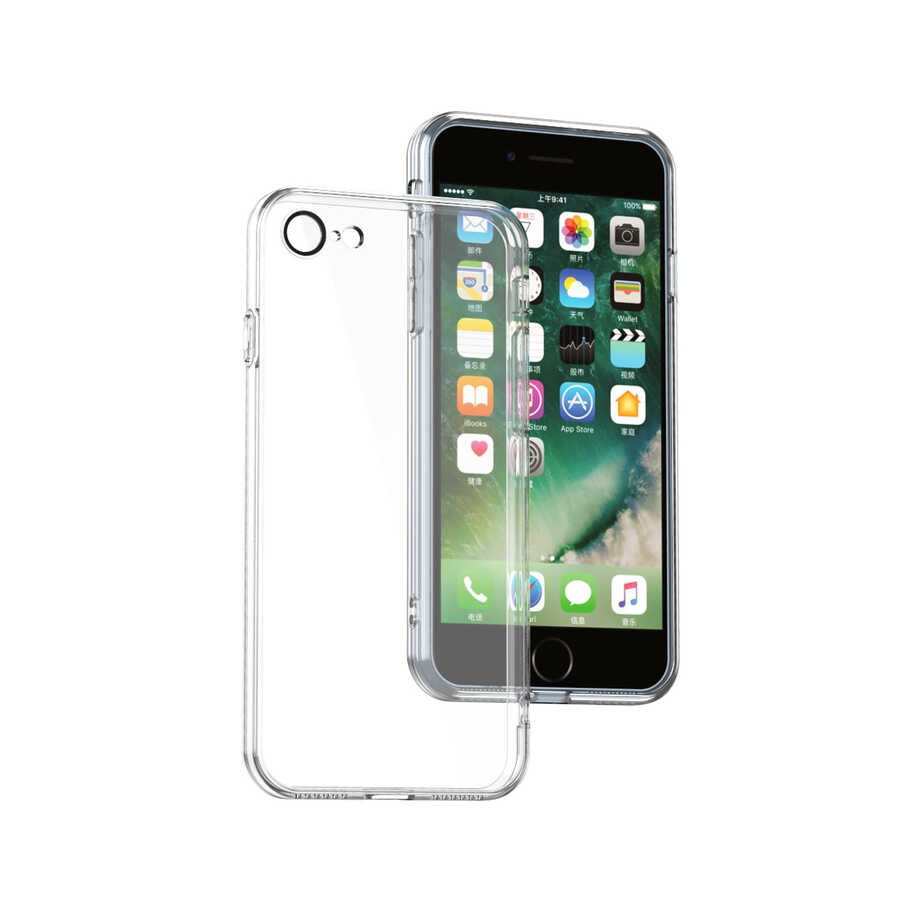 iPhone SE 2022 Uyumlu NXXA Fizy Kapak-Renksiz