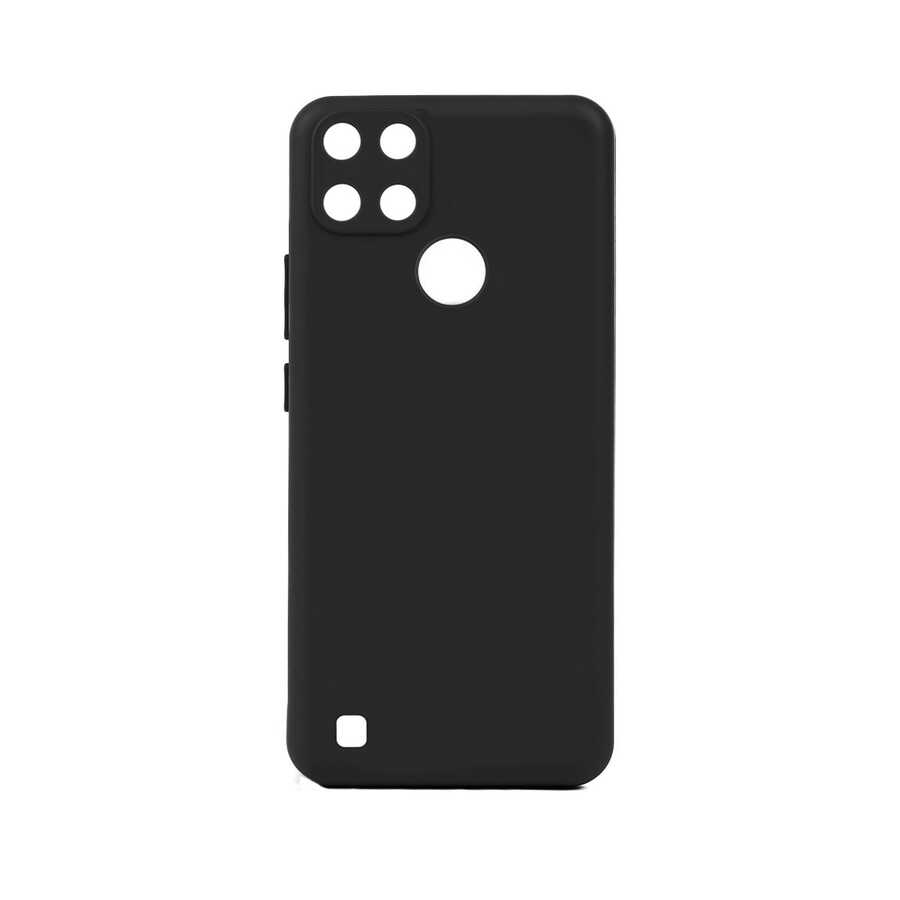 Realme C21Y Kılıf NXXA Biye Silikon-Siyah