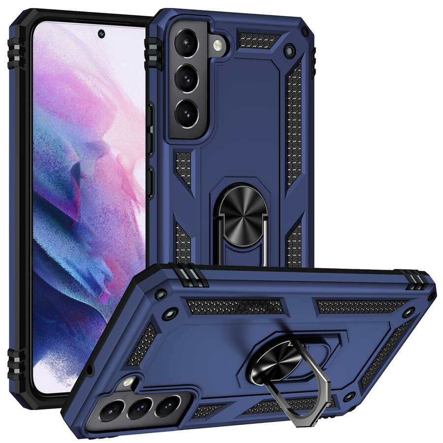 Galaxy S22 Plus Kılıf NXXA Vega Kapak-Mavi
