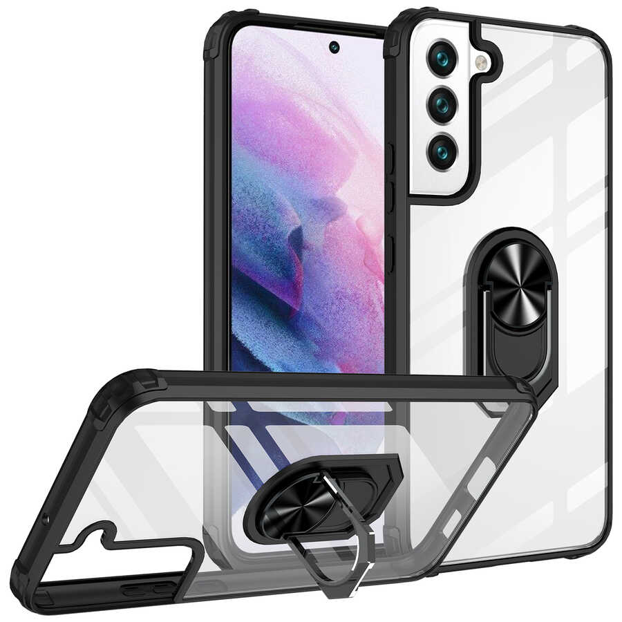 Galaxy S22 Plus Kılıf NXXA Mola Kapak-Siyah