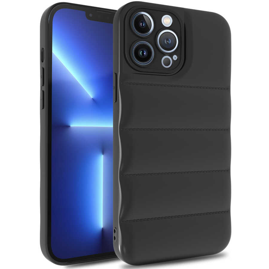 iPhone 12 Pro Max Uyumlu NXXA Kasis Kapak-Siyah
