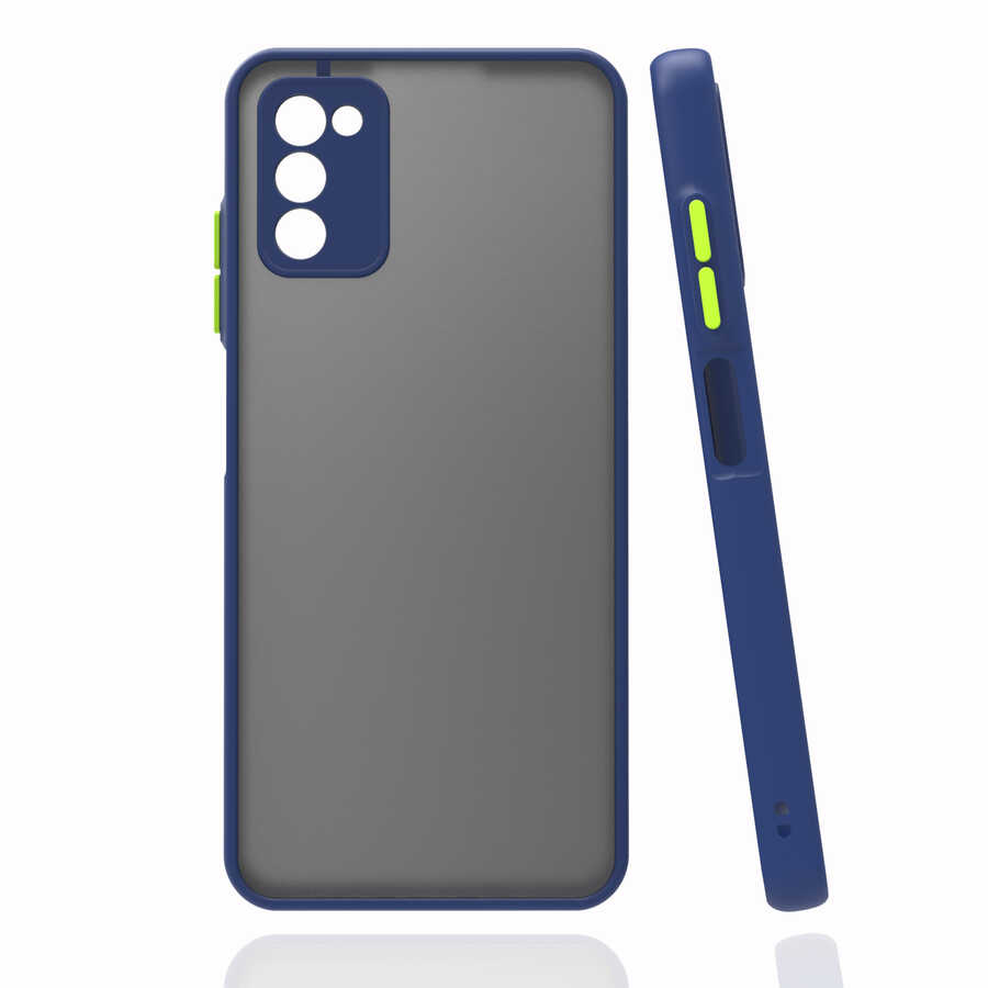 Galaxy A03S Kılıf NXXA Hux Kapak-Lacivert