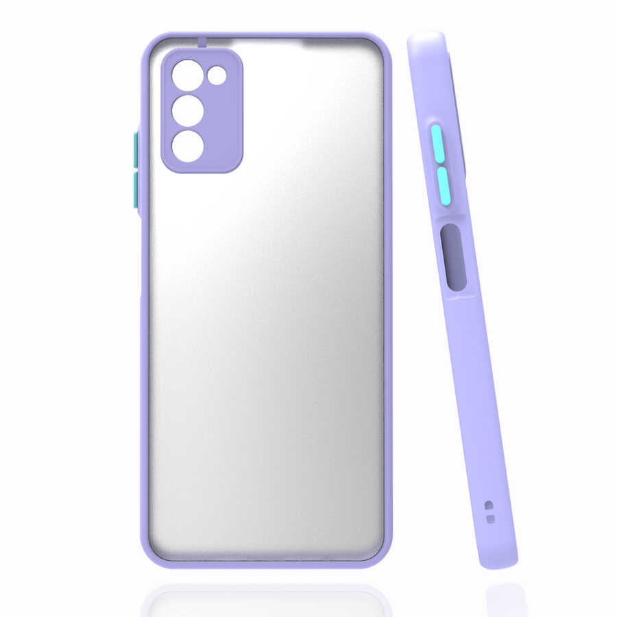 Galaxy A03S Kılıf NXXA Hux Kapak-Lila