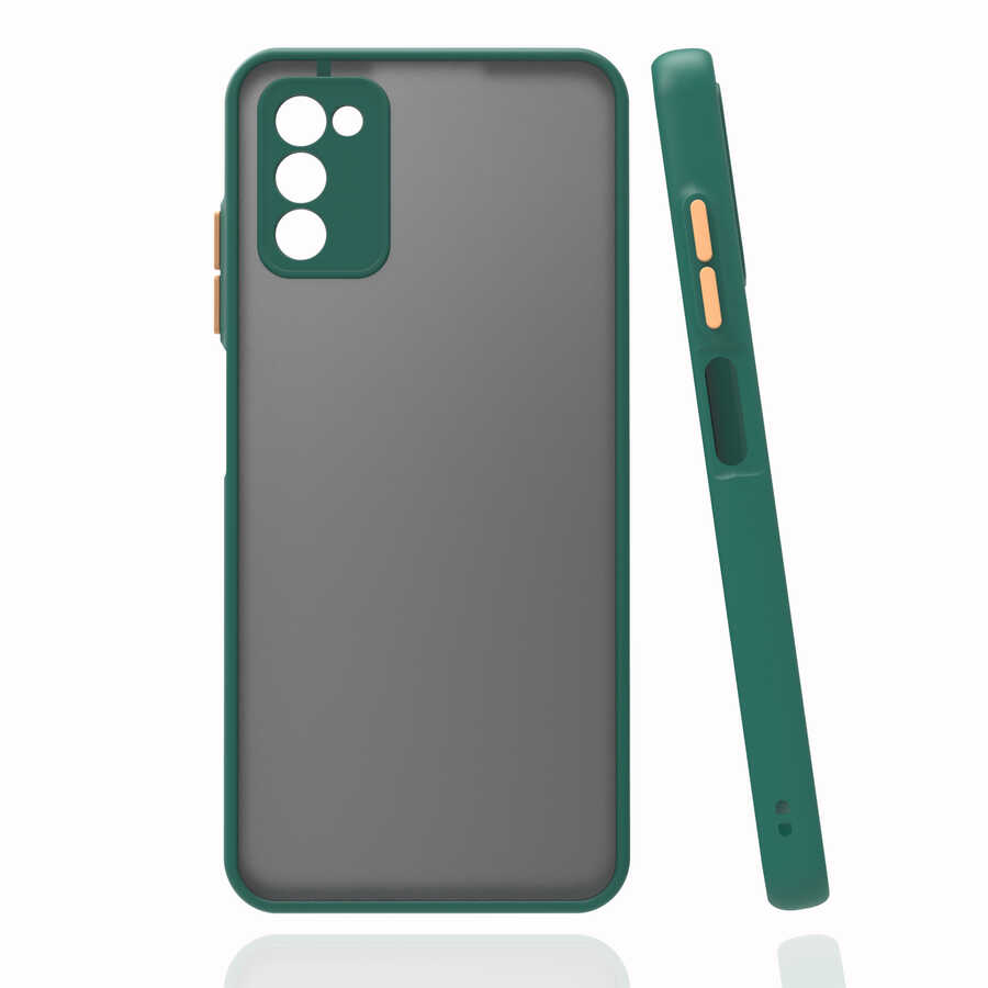 Galaxy A03S Kılıf NXXA Hux Kapak-Koyu Yeşil