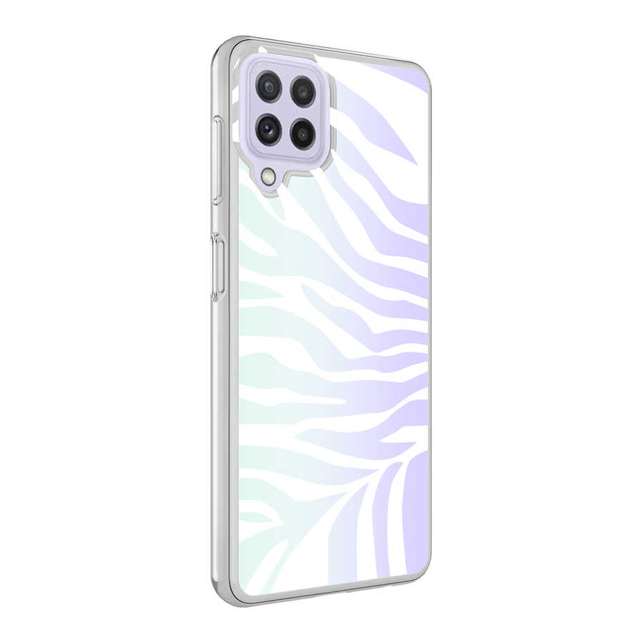 Galaxy M22 Kılıf NXXA M-Blue Desenli Kapak-Zebra No1