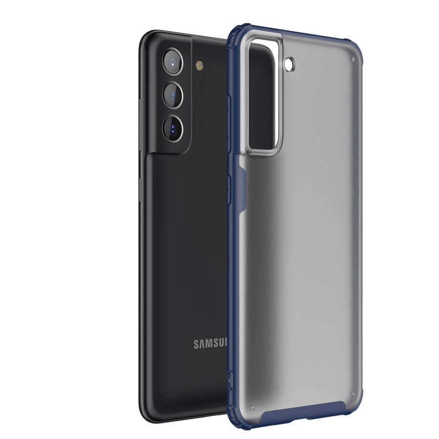 Galaxy S21 FE Kılıf NXXA Volks Kapak-Lacivert