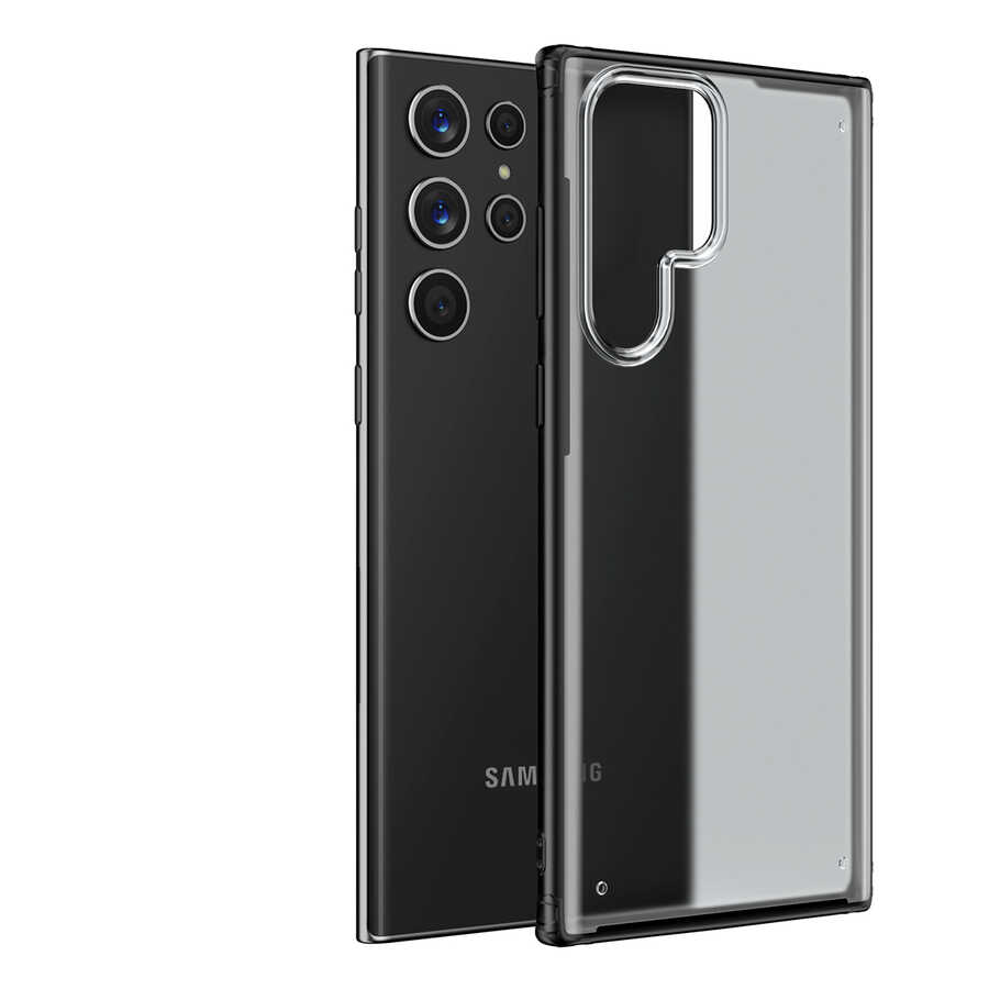 Galaxy S22 Ultra Kılıf NXXA Volks Kapak-Siyah