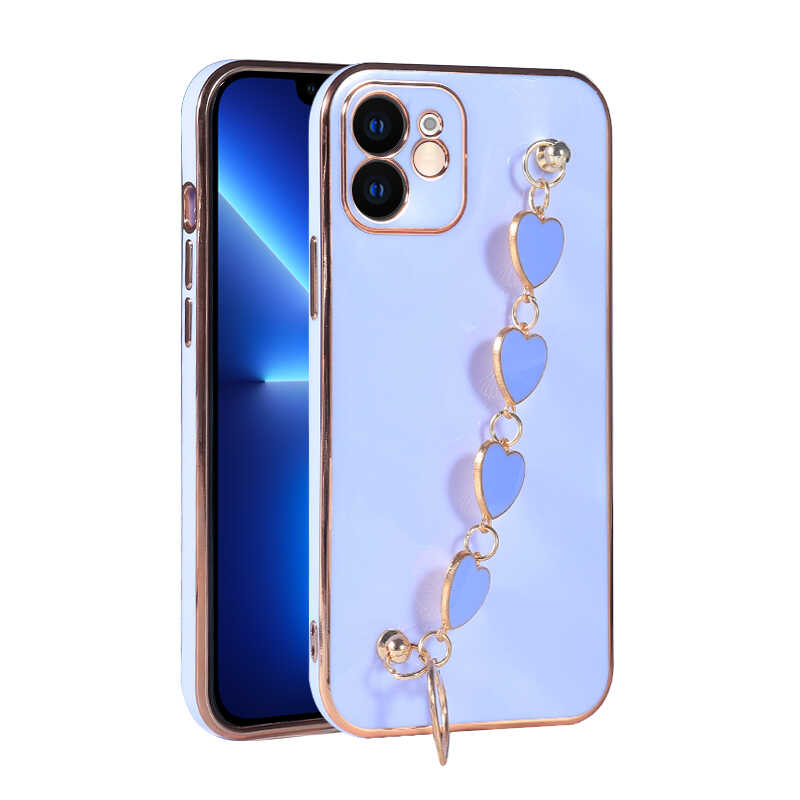 iPhone 11 Kılıf NXXA Kalbim Kapak-Lila