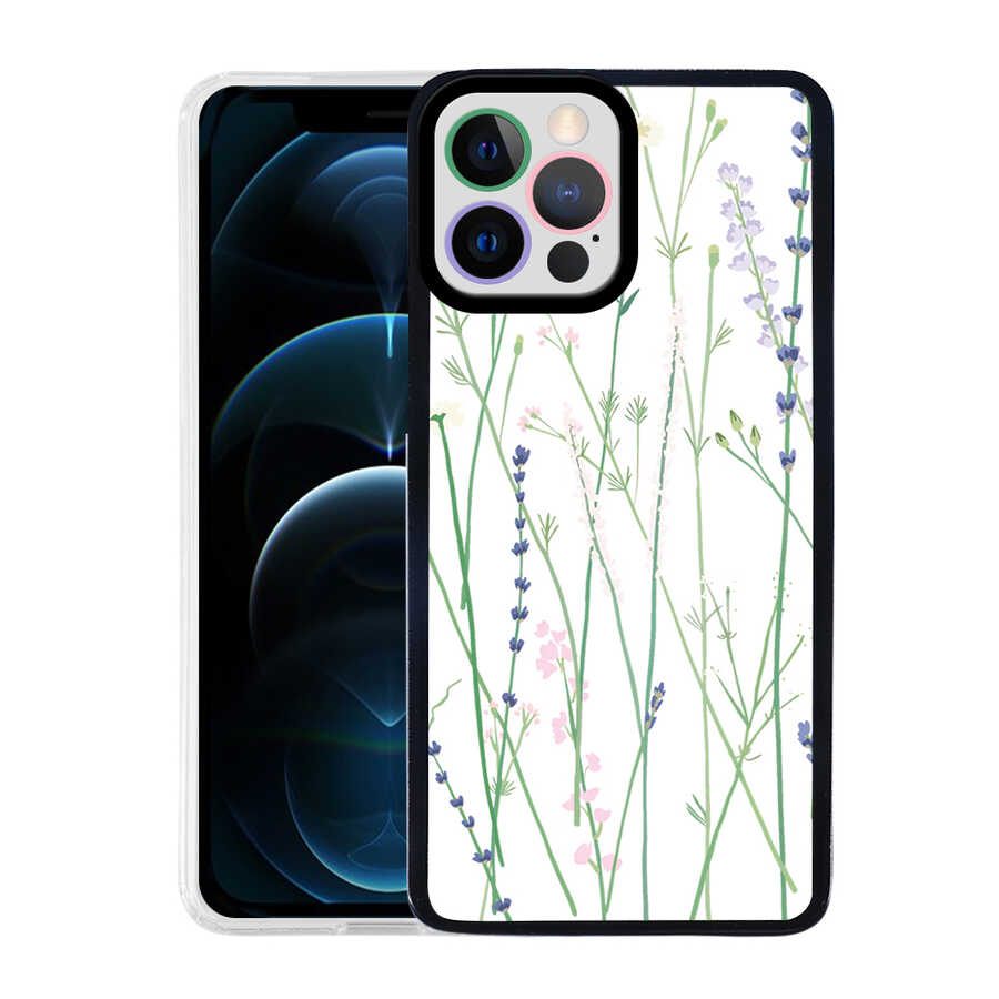 iPhone 13 Pro Kılıf NXXA M-Fit Desenli Kapak-Flower No4