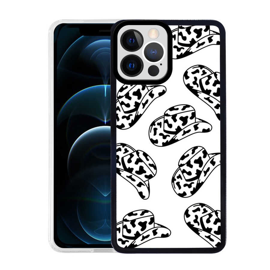iPhone 12 Pro Kılıf NXXA M-Fit Desenli Kapak-Hat No5
