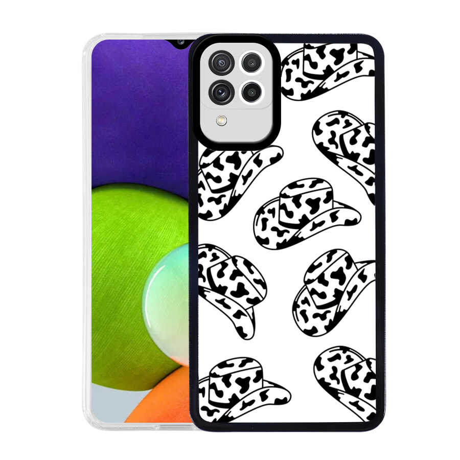 Galaxy M32 Kılıf NXXA M-Fit Desenli Kapak-Hat No5
