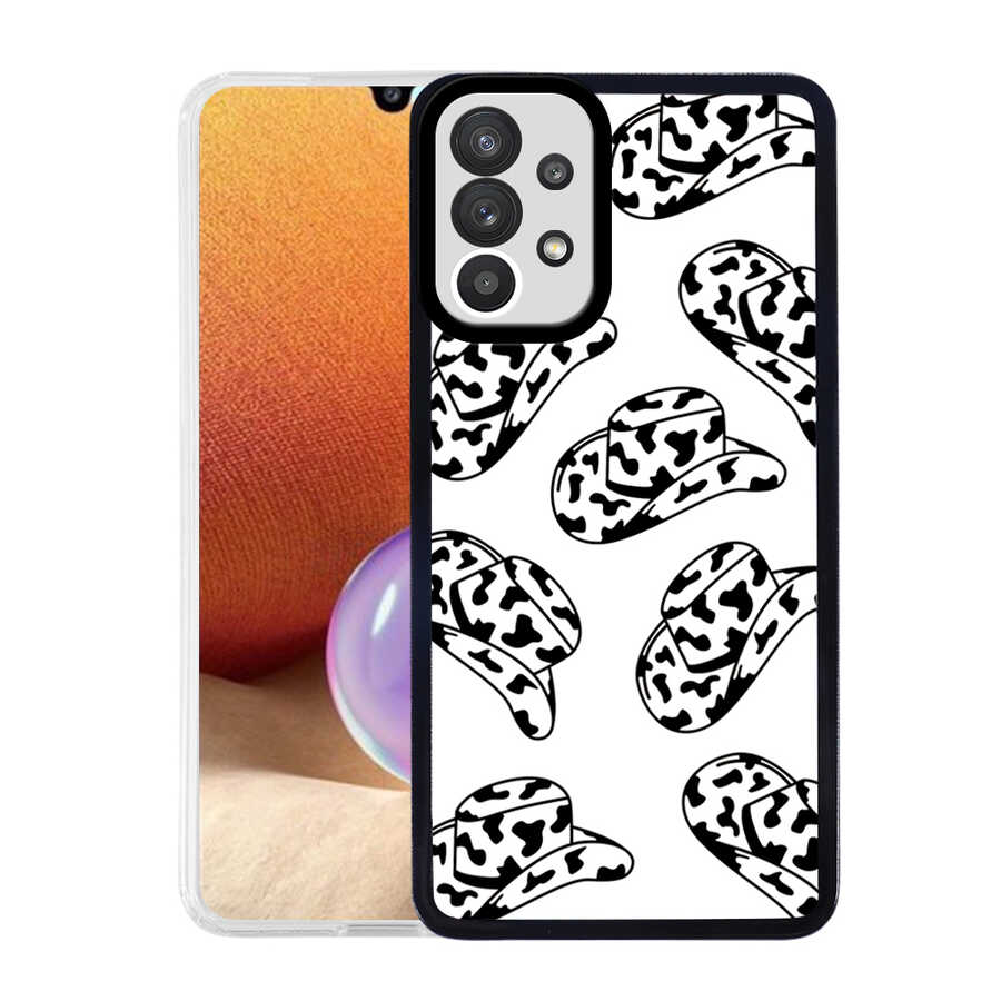 Galaxy A32 4G Kılıf NXXA M-Fit Desenli Kapak-Hat No5