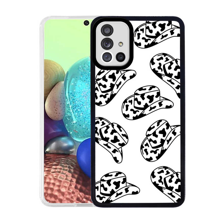 Galaxy A71 Kılıf NXXA M-Fit Desenli Kapak-Hat No5