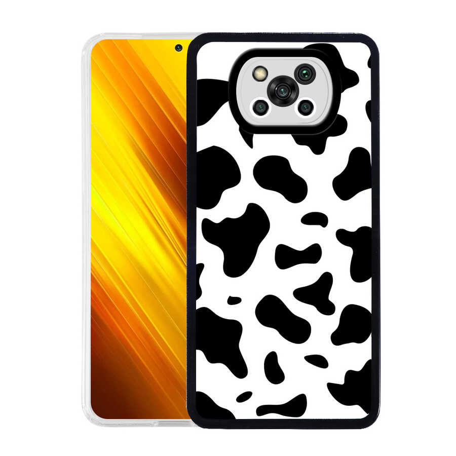 Xiaomi Poco X3 Kılıf NXXA M-Fit Desenli Kapak-Cow No1