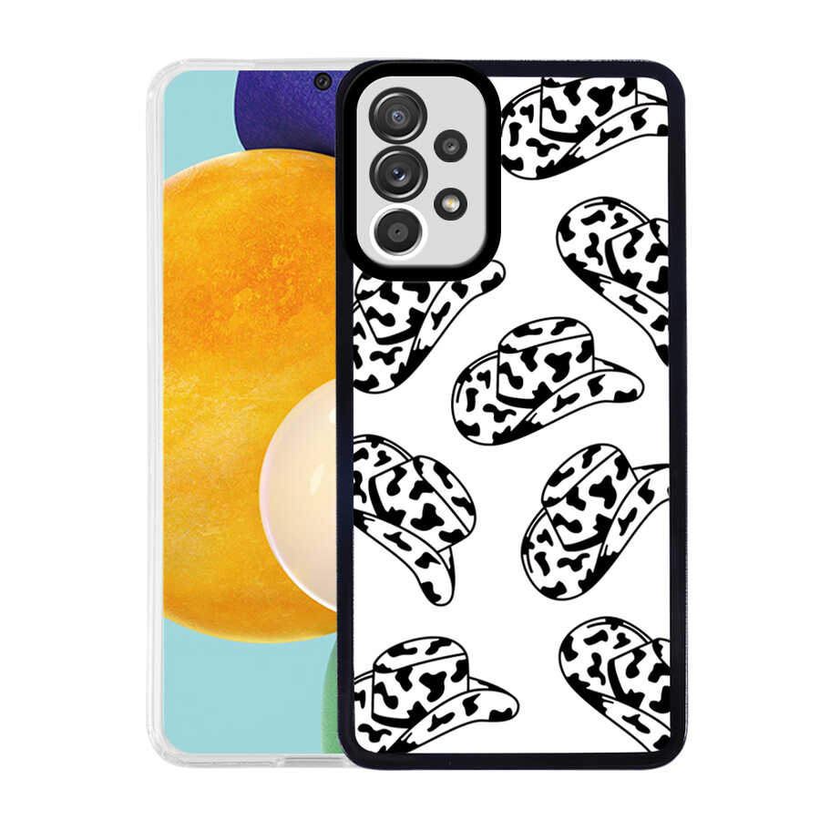 Galaxy A52 Kılıf NXXA M-Fit Desenli Kapak-Hat No5