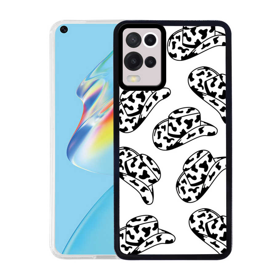 Oppo A54 4G Kılıf NXXA M-Fit Desenli Kapak-Hat No5
