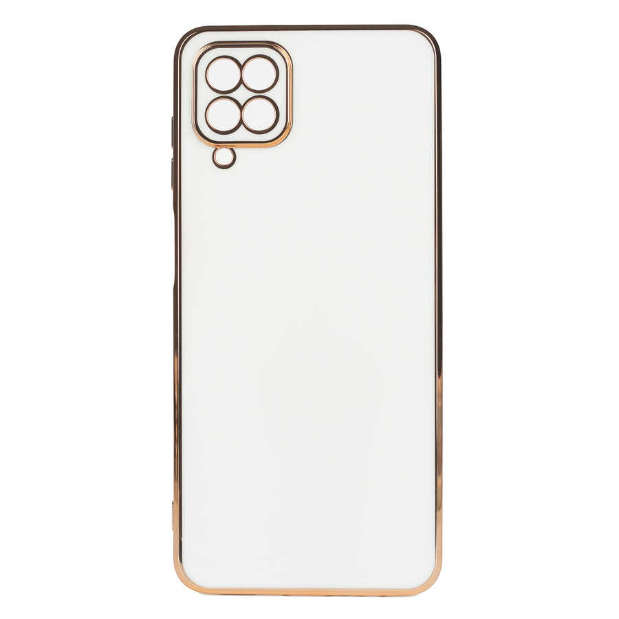 Galaxy A12 Kılıf NXXA Bark Kapak-Beyaz