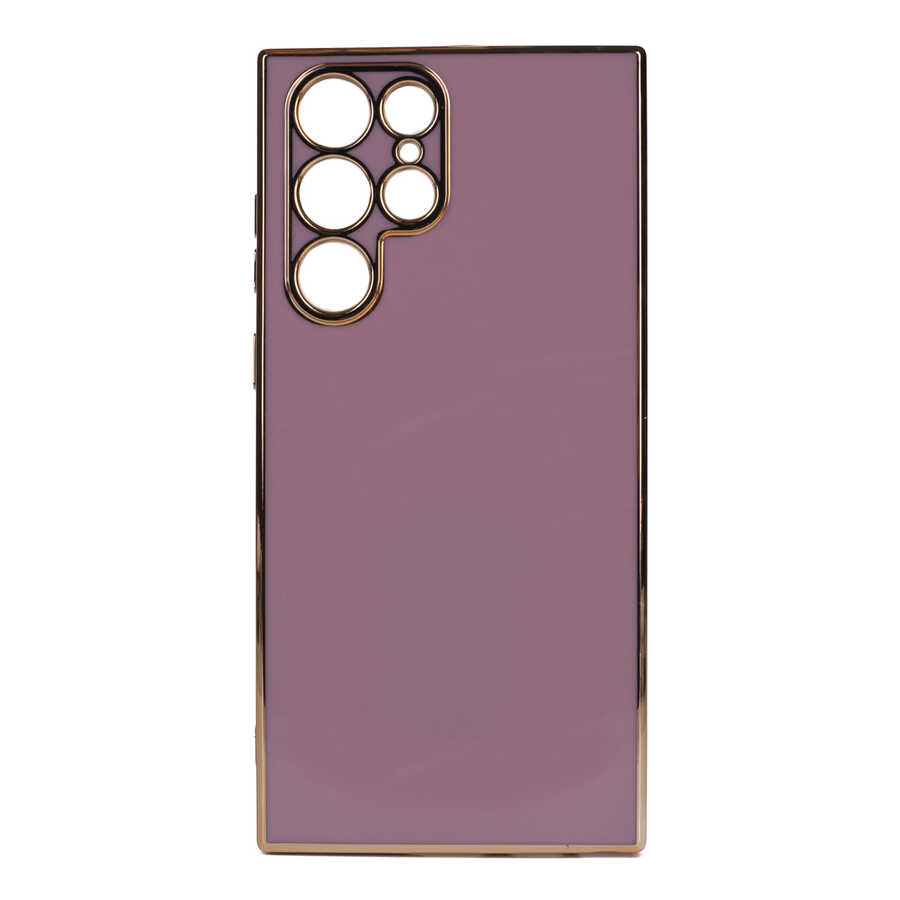 Galaxy S22 Ultra Kılıf NXXA Bark Kapak-Mor