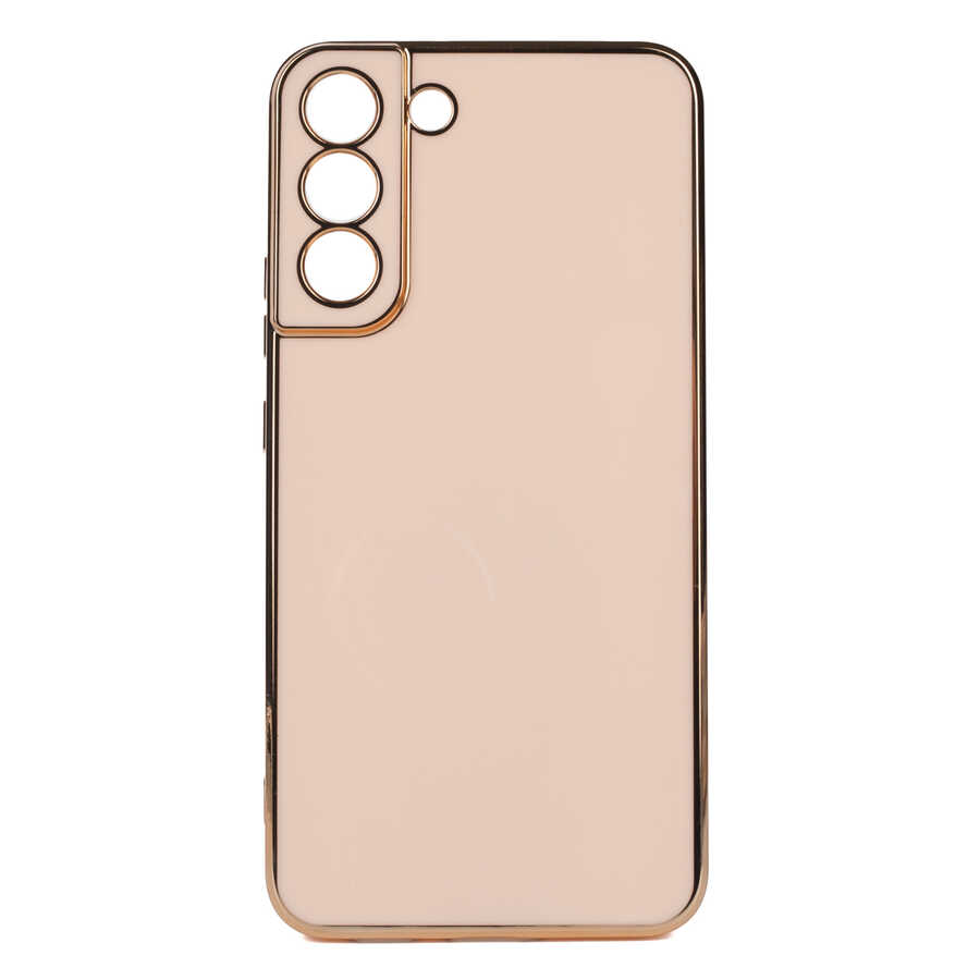 Galaxy S22 Plus Kılıf NXXA Bark Kapak-Rose Gold