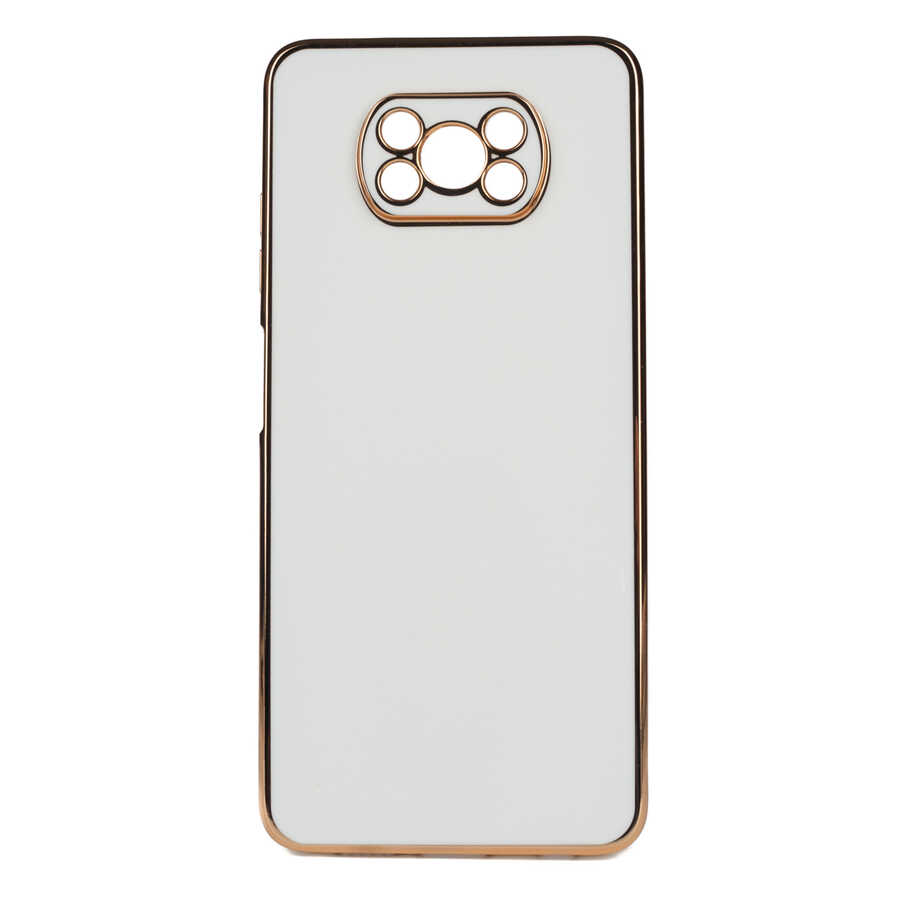 Xiaomi Poco X3 Kılıf NXXA Bark Kapak-Beyaz