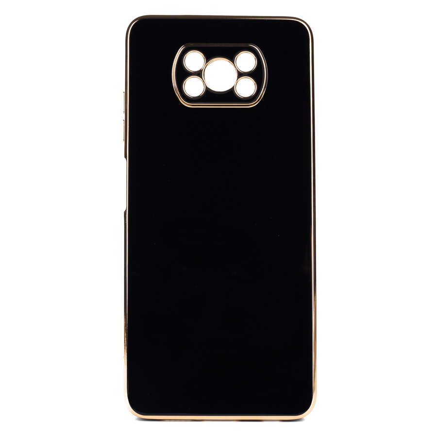 Xiaomi Poco X3 Kılıf NXXA Bark Kapak-Siyah