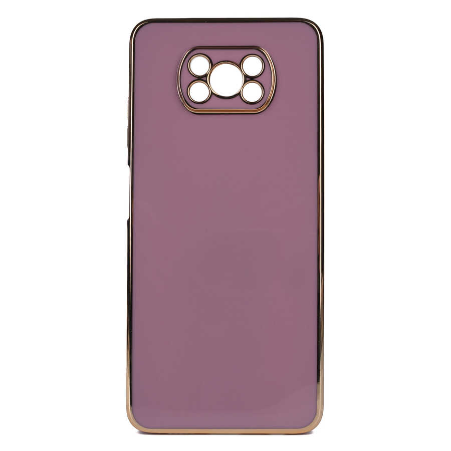 Xiaomi Poco X3 Kılıf NXXA Bark Kapak-Mor