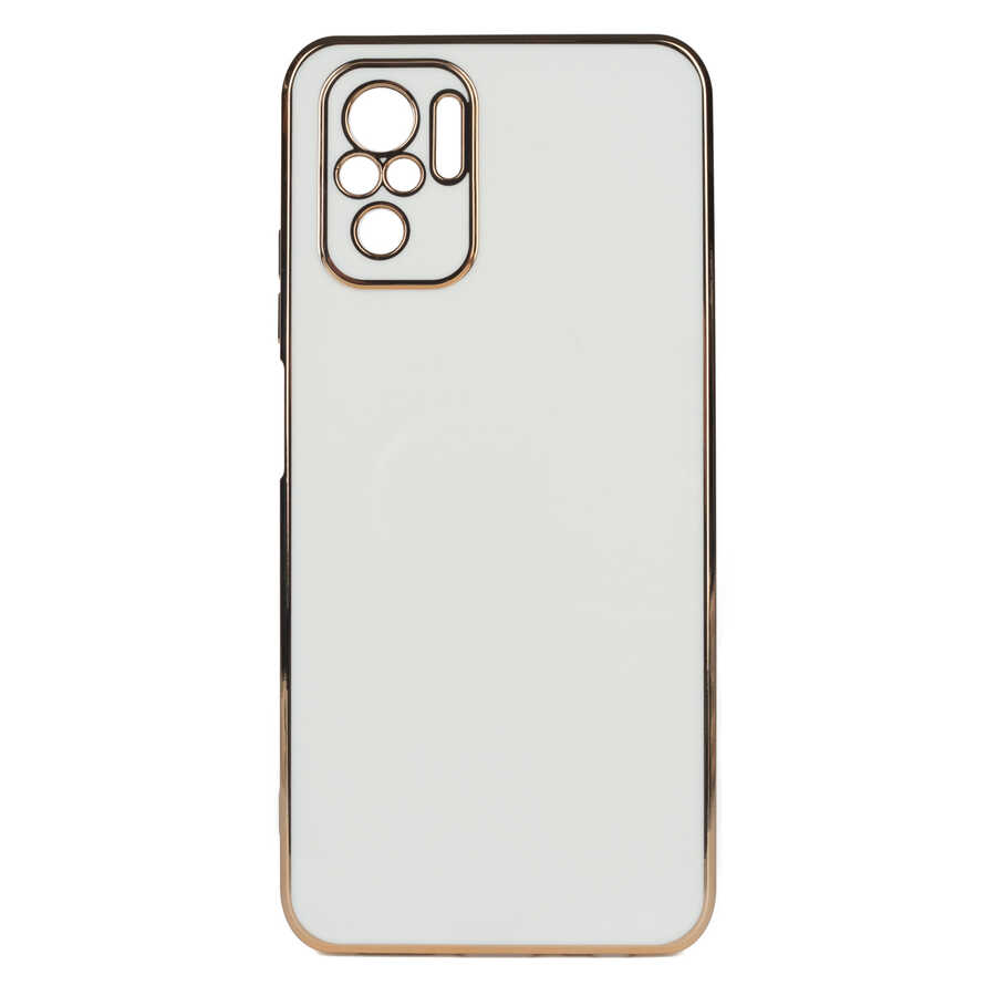 Xiaomi Redmi Note 10 Kılıf NXXA Bark Kapak-Beyaz