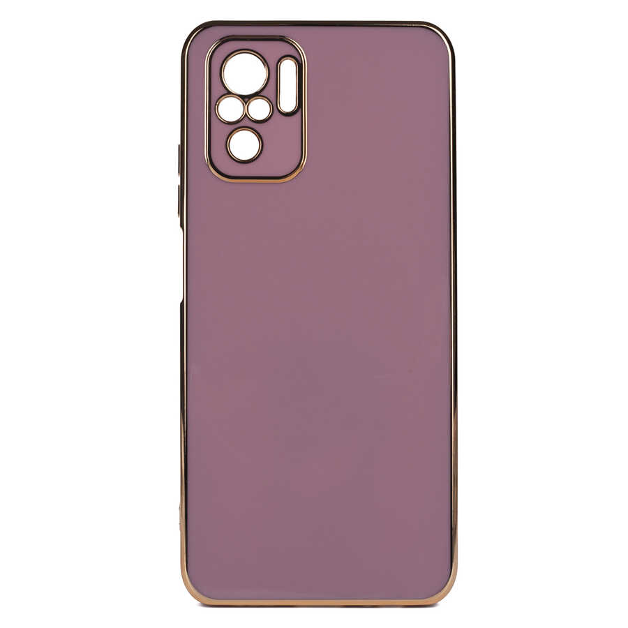 Xiaomi Redmi Note 10 Kılıf NXXA Bark Kapak-Mor
