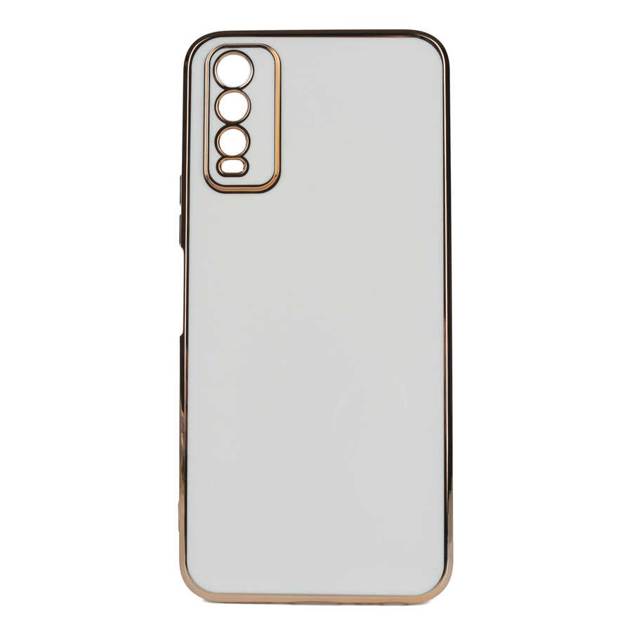Vivo Y20S Kılıf NXXA Bark Kapak-Beyaz