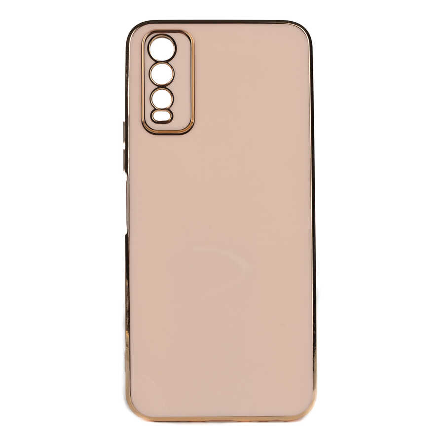 Vivo Y20 Kılıf NXXA Bark Kapak-Rose Gold