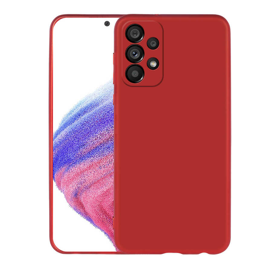 Galaxy A33 5G Kılıf NXXA Premier Silikon Kapak-Kırmızı