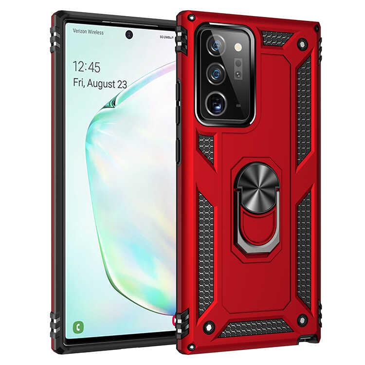 Galaxy Note 20 Ultra Kılıf NXXA Vega Kapak-Kırmızı
