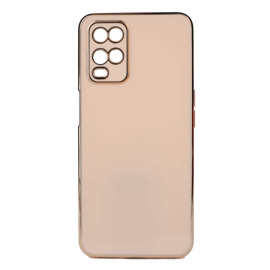 Oppo A54 4G Kılıf NXXA Bark Kapak-Rose Gold