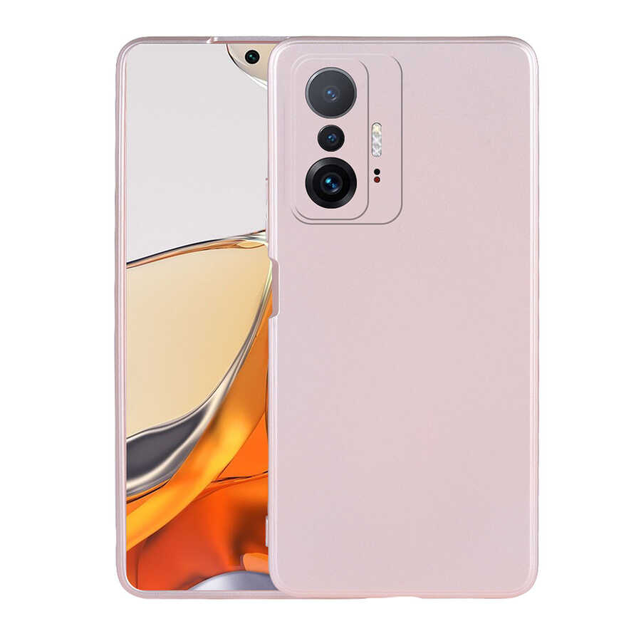 Xiaomi Mi 11T 5G Kılıf NXXA Premier Silikon Kapak-Rose Gold