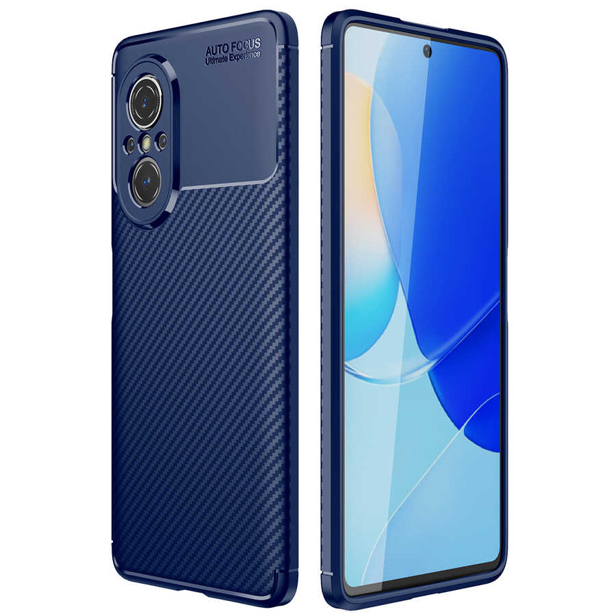 Huawei Nova 9 SE Kılıf NXXA Negro Silikon Kapak-Lacivert
