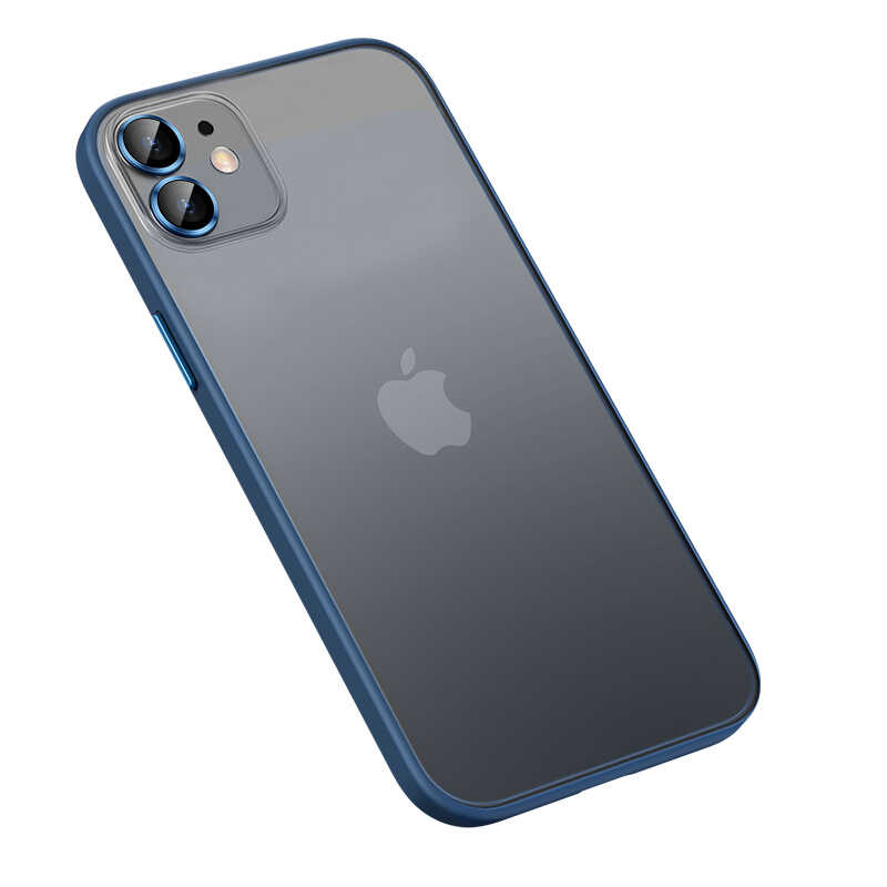 iPhone 12 Kılıf NXXA Retro Kapak-Lacivert