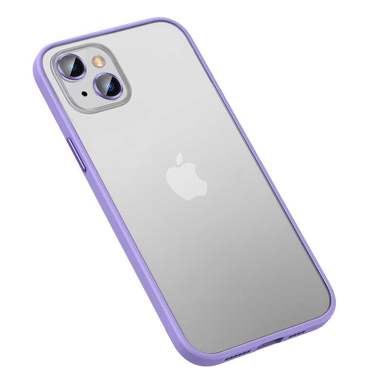 iPhone 13 Kılıf NXXA Retro Kapak-Lila