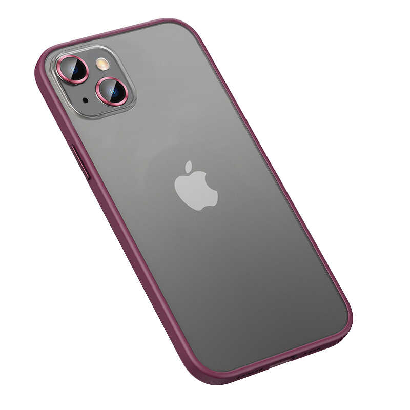 iPhone 13 Uyumlu NXXA Retro Kapak-Koyu Mor