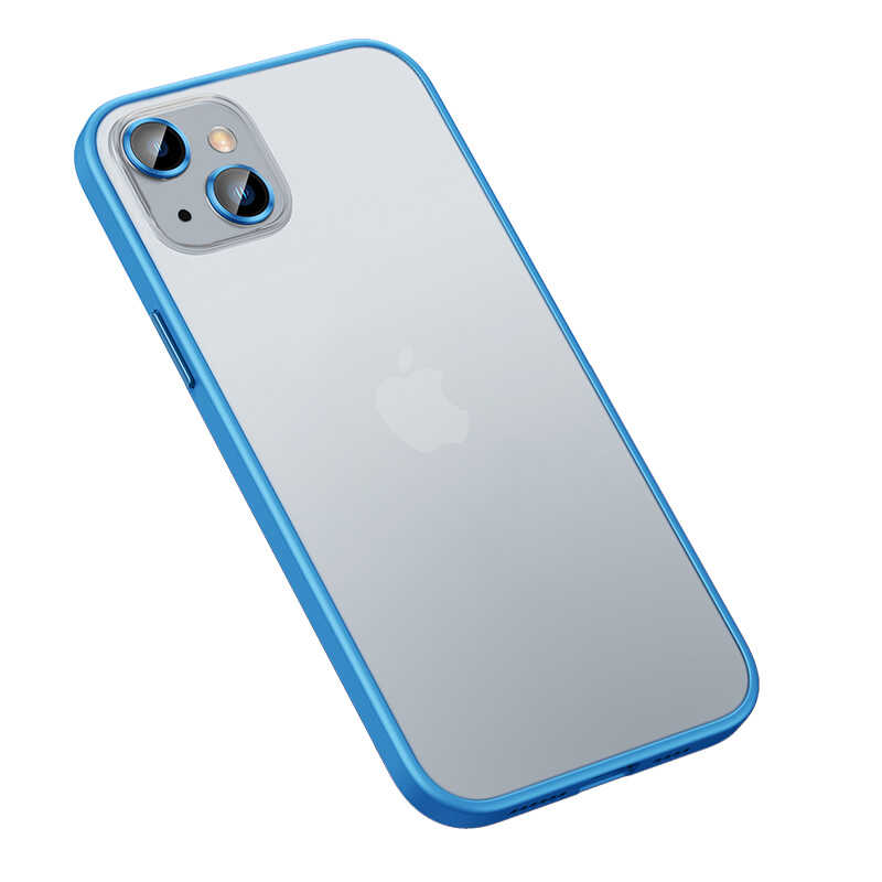 iPhone 13 Kılıf NXXA Retro Kapak-Mavi