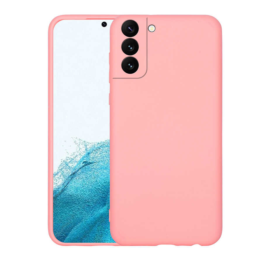 Galaxy S22 Kılıf NXXA Mara LaAAKan Kapak-Pembe Açık