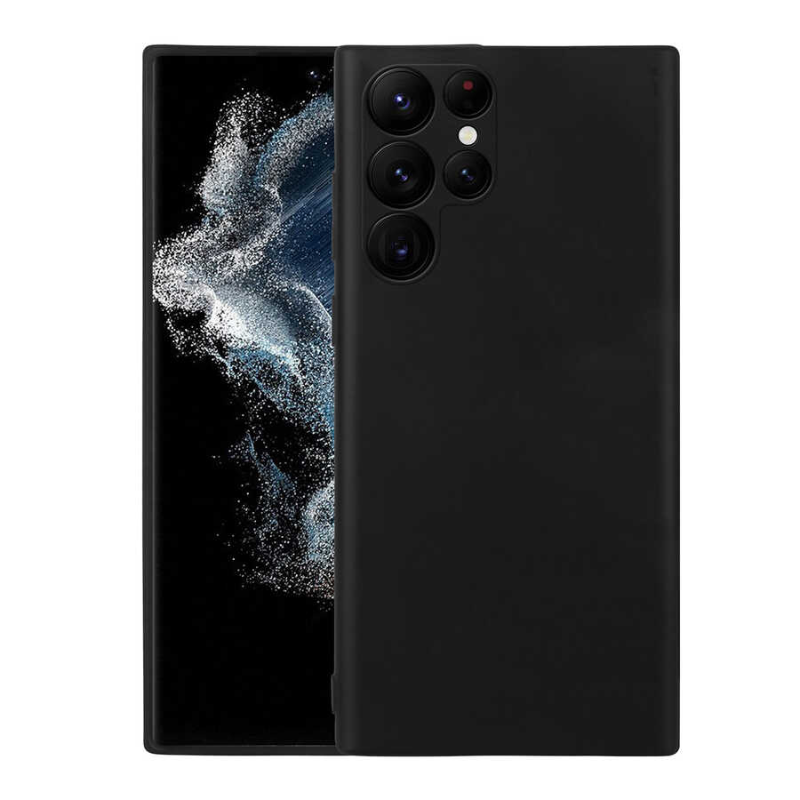 Galaxy S22 Ultra Kılıf NXXA Mara LaAAKan Kapak-Siyah