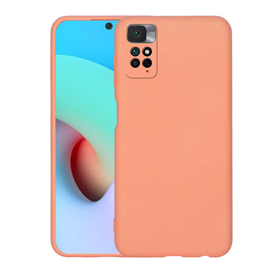 Xiaomi Redmi Note 11S Global Kılıf NXXA Mara LaAAKan Kapak-Turuncu