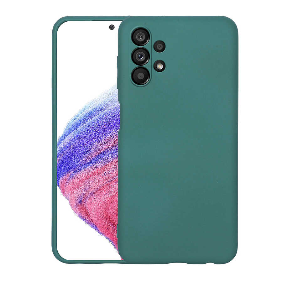 Galaxy A73 Kılıf NXXA Mara LaAAKan Kapak-Koyu Yeşil