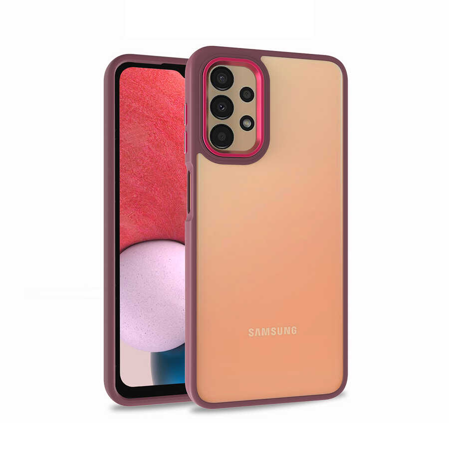 Galaxy A53 5G Kılıf NXXA Flora Kapak-Kırmızı