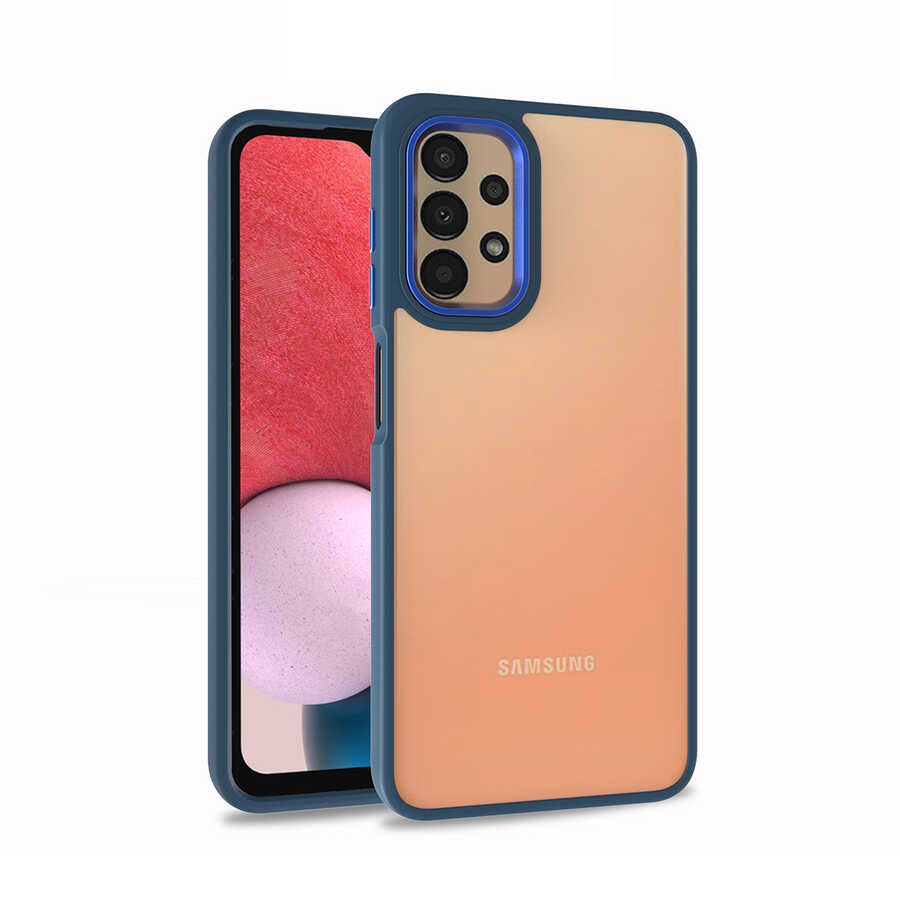 Galaxy A53 5G Kılıf NXXA Flora Kapak-Mavi