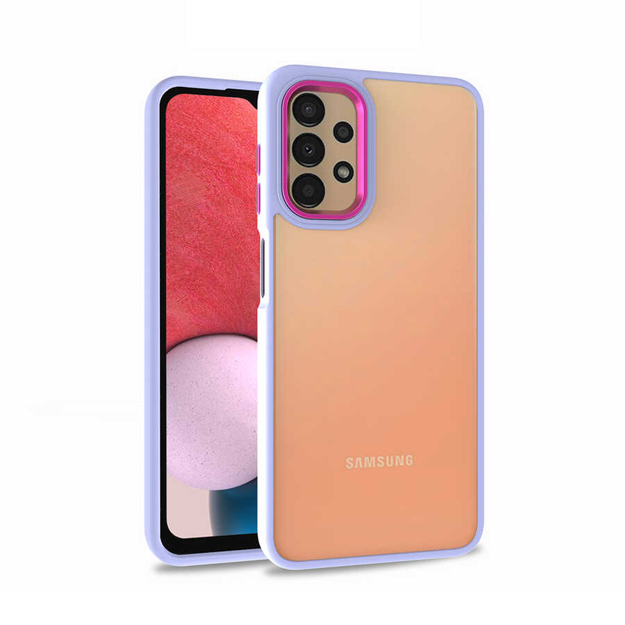 Galaxy A53 5G Kılıf NXXA Flora Kapak-Lila